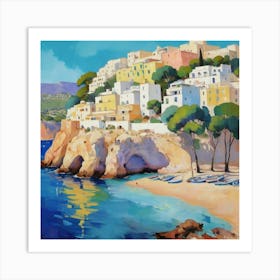 Ibiza Spain 6 Fauvist Painting Art Print 0 1 Art Print