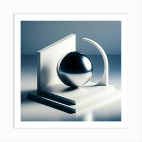 Abstract Sphere Art Print