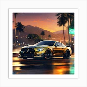 Need For Speed 4 Art Print