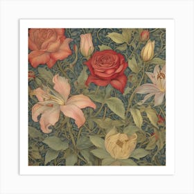 A Collection Of Intricate William Morris 2 Art Print