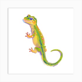 Gecko Lizard 05 Art Print