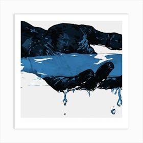 Hand In Water Art Print