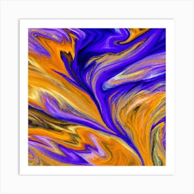 abstract color Art Print