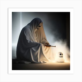 Ghost In The Dark 1 Art Print