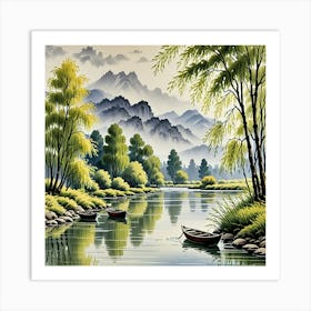 Chinese Art 92 Art Print