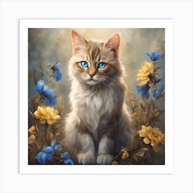 Beautiful Cat Art Print