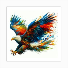 Eagle Painting 2 Art Print