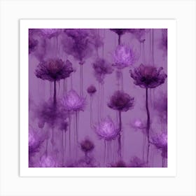 Mystic Lavender Flutter Art Print