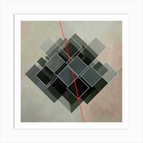 Squares 7 Art Print