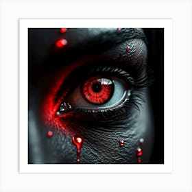 Bloody Eye 1 Art Print