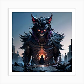 Wolf In Wolf'S Clothing Art Print