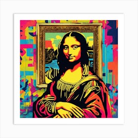 Mona Lisa 3 Art Print