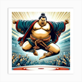 Super Sumo Art Print