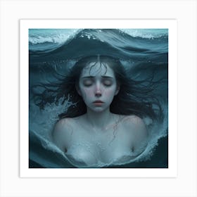 Deep Waters, Silent Slumber Art Print