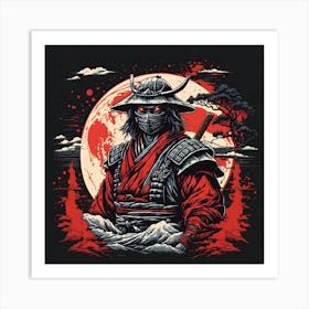 Samurai 4 Art Print