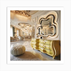 Luxurious Living Room Art Print