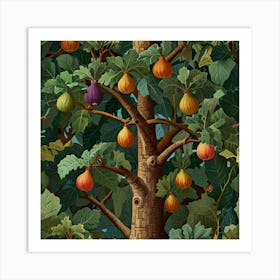 Fig Tree Art Print 0 Art Print