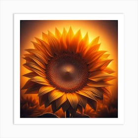 Sunflower 7 Art Print