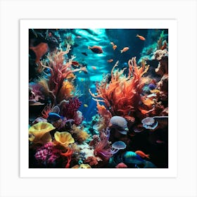 Coral Reef Art Print