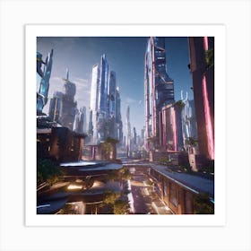 Cityscape 3 Art Print