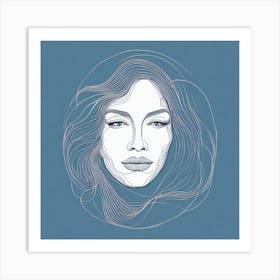 Portrait Of A Woman 6 Art Print