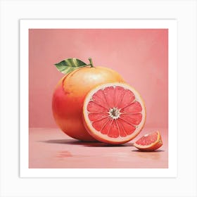 Grapefruit Art Print