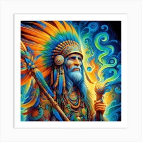 Indian Chief 1 Art Print