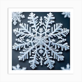 Snowflakes 6 Art Print