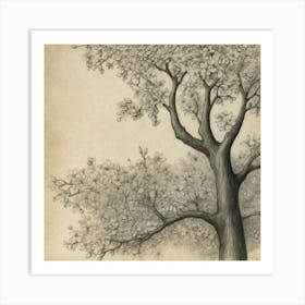 Tree In Bloom Art Print