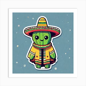 Cactus Sticker 19 Art Print