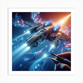 Spaceship 51 Art Print