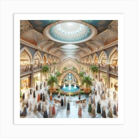 Mall In Dubai Art Print