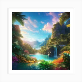 Tropical Paradise 28 Art Print