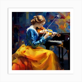 Violinist 6 Art Print