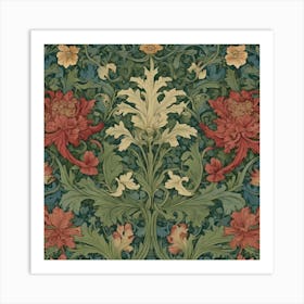 William Morris Inspired Artwork 7 Art Print