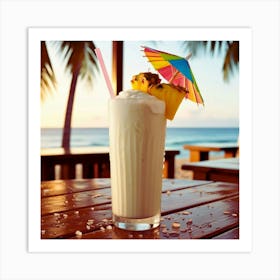 Tropical Drink Art Print