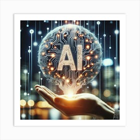 Ai In Hand Art Print