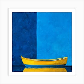 Yellow Boat Art Print