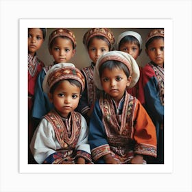 Children Of Pakistan Art Print