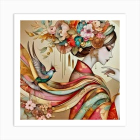 Geisha Art Print