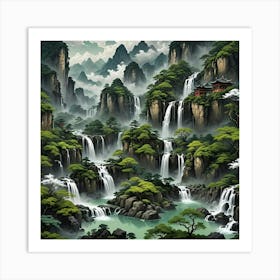 Chinese Art 705 Art Print