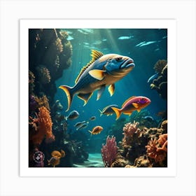 Underwater2 Art Print