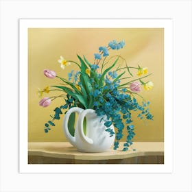 Flowers In A Vase 32 Art Print