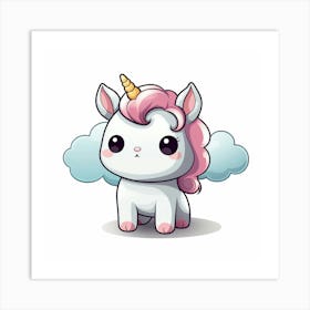 Cute Unicorn 34 Art Print