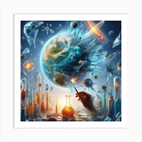 Planet Of The Scientists Art Print