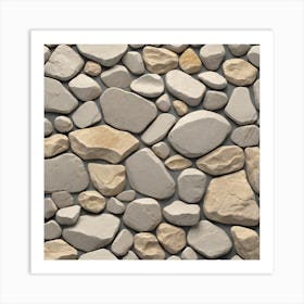 Realistic Stone Flat Surface For Background Use (49) Art Print