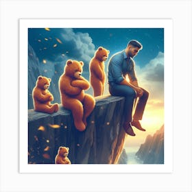 Teddy Bears 1 Art Print