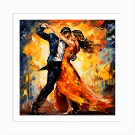 Tango Abstracts By Csaba Fikker 16 Art Print