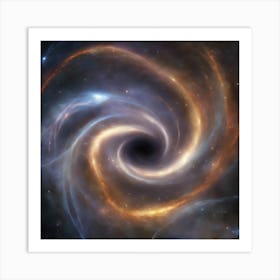 Symphony of Starlight: The Cosmic Harmony Composed by Magnetic Fields Art Print