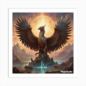 Mystical Eagle Art Print